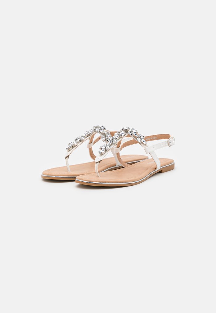 Sandales Anna Field T-bar Blanche Femme | CPA-1418580